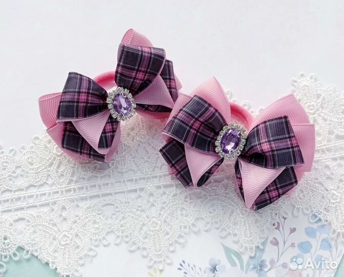 Бантики школьные ручной работы