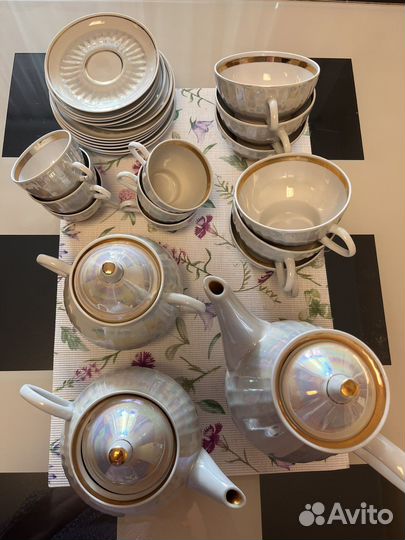 Чайный и кофейный сервизы - два в одном