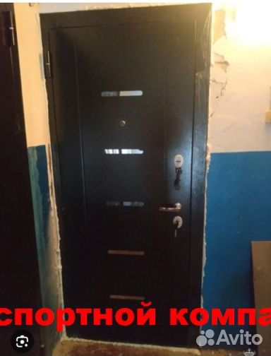 Дверь входная с зеркалом