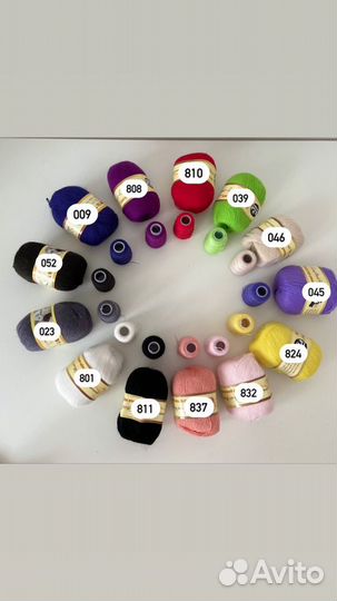 Пряжа пух норки