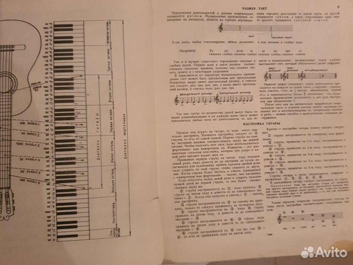 Учебник Игра на шестиструнной гитаре СССР