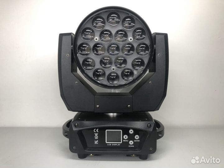 Поворотные головы wash 19*15 zoom