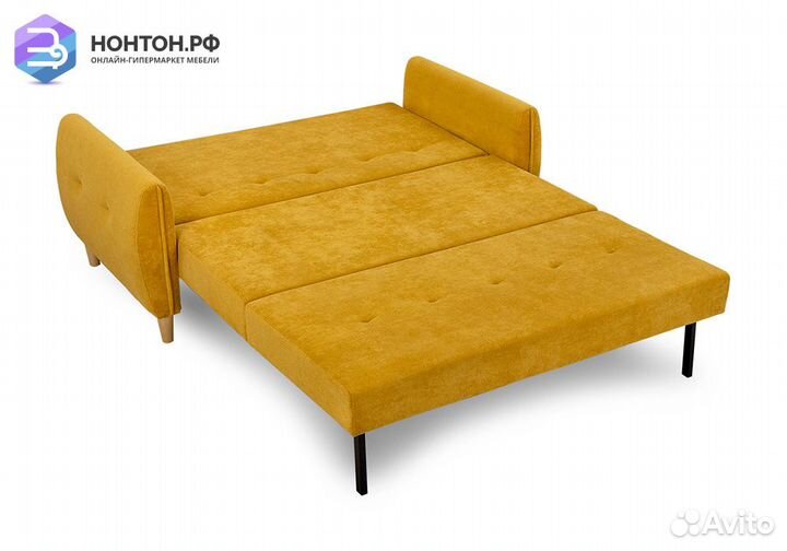 Диван еврокнижка Анита желтый