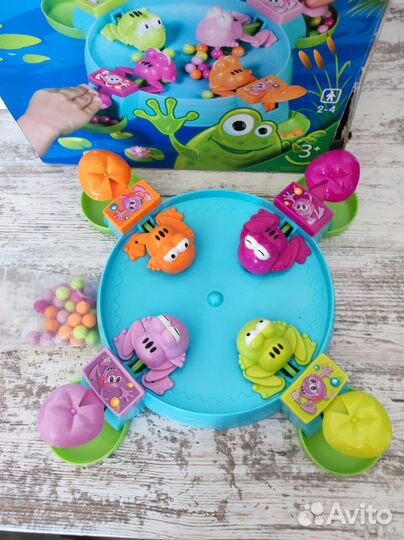 Детская настольная игра лягушки