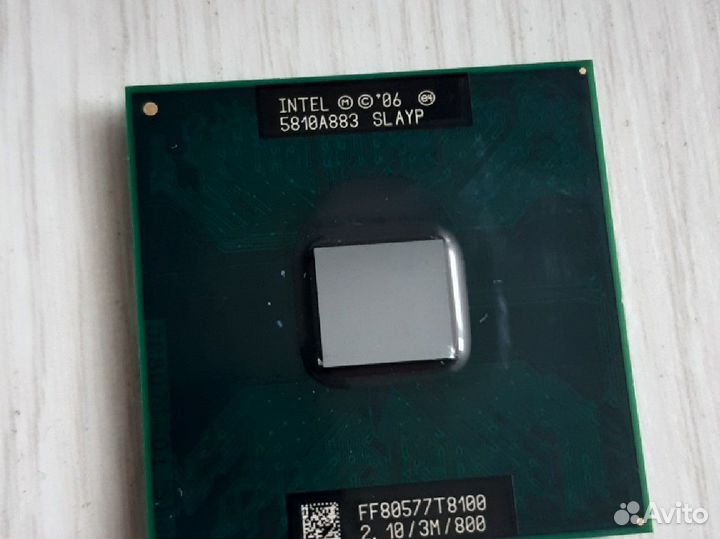 Процессор core 2 duo T8100