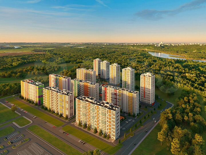 2-к. квартира, 71,6 м², 17/25 эт.