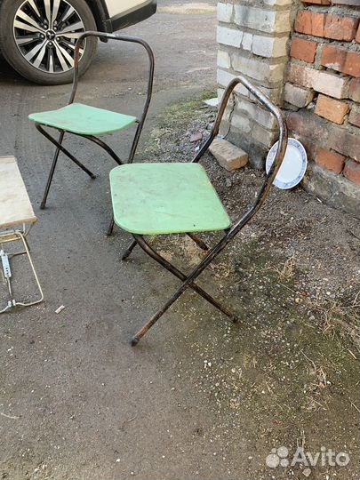 Стулья туристические складные СССР