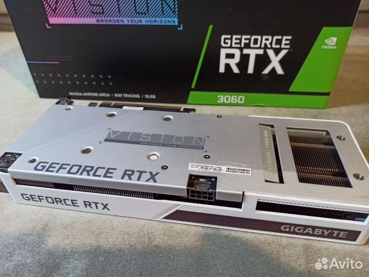 Видеокарта gigabyte GeForce RTX 3060 vision OC 12G