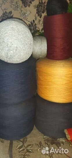 Пряжа для вязания(чистая шерсть,в бабинах продажа