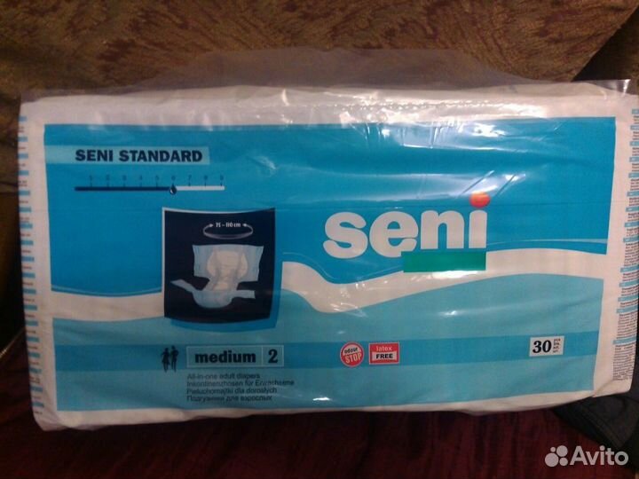 Подгузники (памперсы) Сени,Соломед р. М, Л, хл