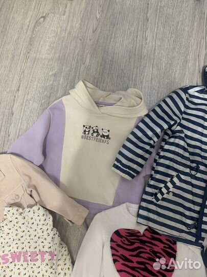 Вещи пакетом benetton, zara, глория, baby go