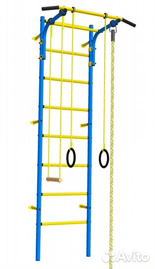 Детский спортивный комплекс дск Атлет 1 пристенный