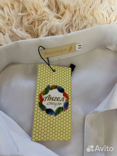 Блузка женская 50 52 белая