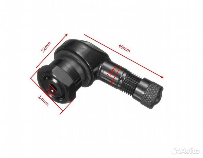 Вентиль бескамерной покрышки спорт
