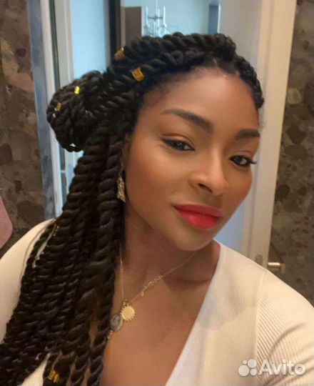 Плетение афрокосичек