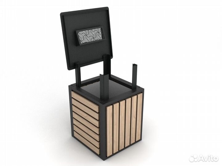 Урна уличная с пепельницей