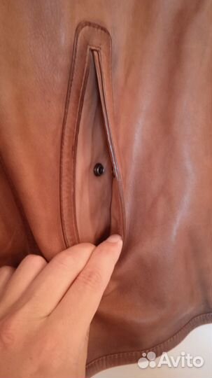 Кожаная куртка Massimo Dutti