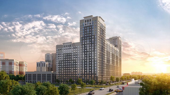 2-к. квартира, 61,6 м², 20/25 эт.