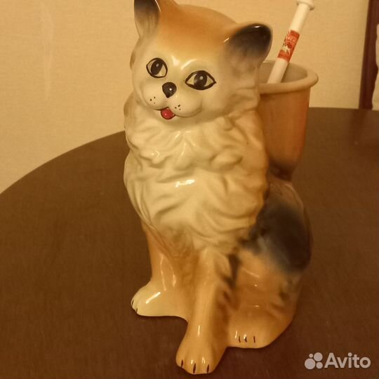 Подставка для ёршика кошка