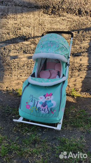 Коляска санки