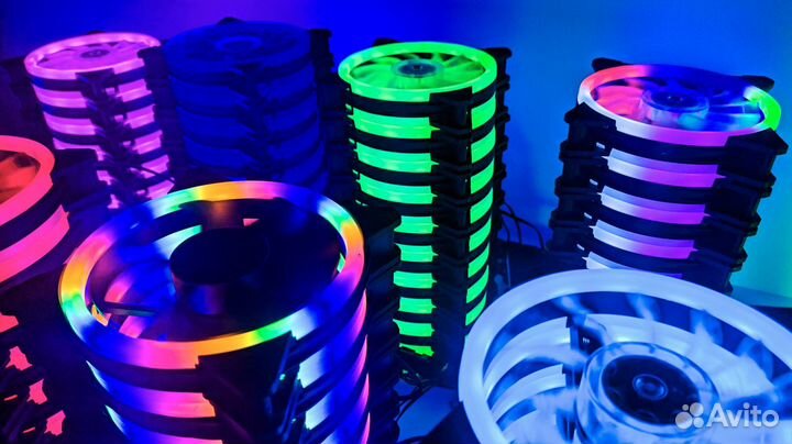 RGB вентиляторы для системника 12см