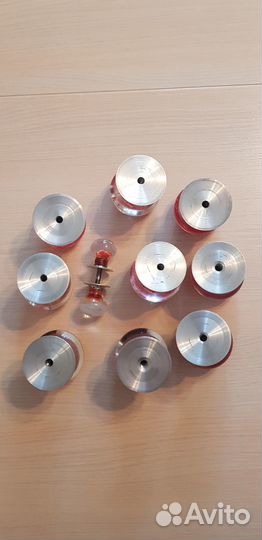 Ручки дверные с розами СССР из оргстекла