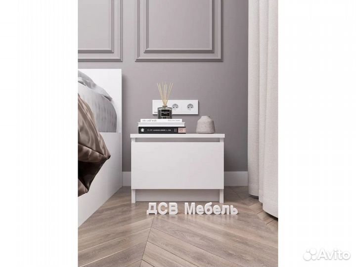 Тумба прикроватная Мори Белая