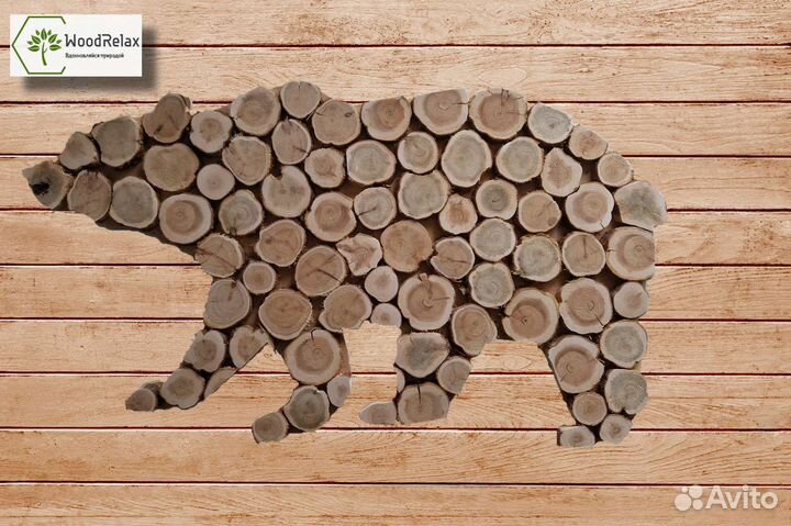 Панно из можжевельника 