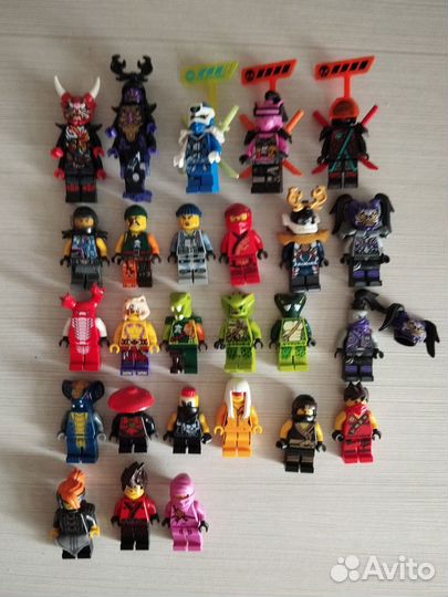 Lego ninjago минифигурки