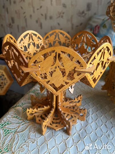 Ваза деревянная