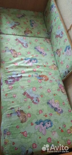 Детская кровать с бортиками бу