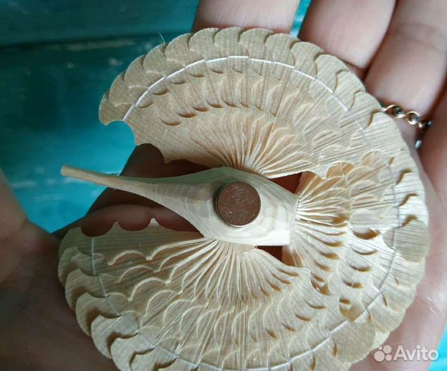 Магнит птица счастья сувенир