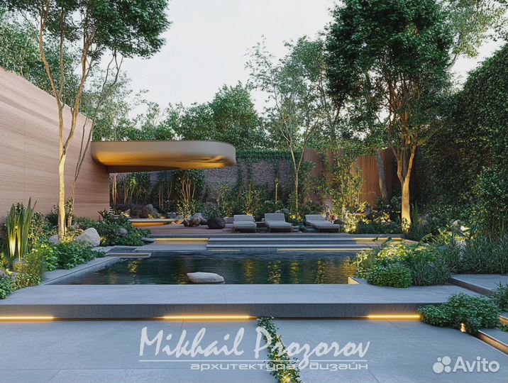 Ландшафтный дизайнер. Визуализация и чертежи