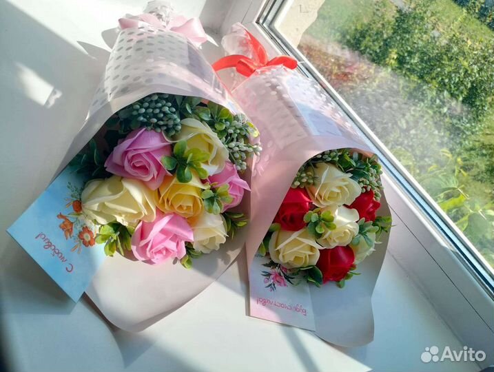 Букет из мыло