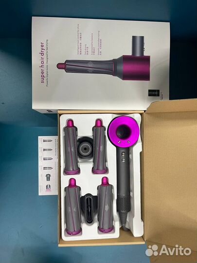 Dyson стайлер 6 насадок, со стайлером в комплекте