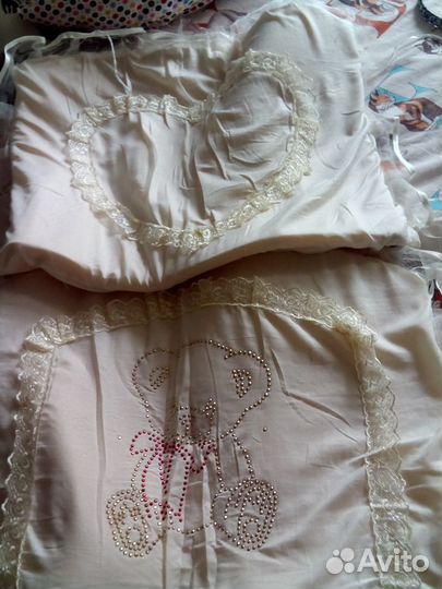 Бортики и одежда для новорожденных 0-12 мес