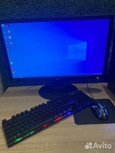 Игровой Компьютер i3 9100F/RX578. Полный Комплект