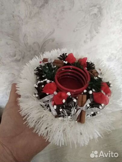 Подсвечник новогодний