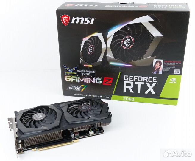 Видеокарта GeForce RTX 2060 gaming Z 6G
