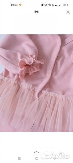 Комбинезон нательный для девочки на выписку