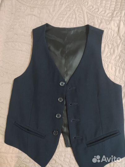 Жилет школьный для мальчика рост 128
