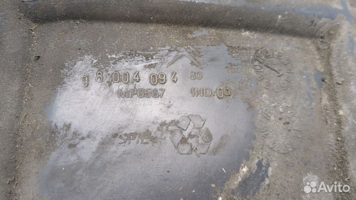 Защита арок (подкрылок) левая задняя Citroen DS5, 2012