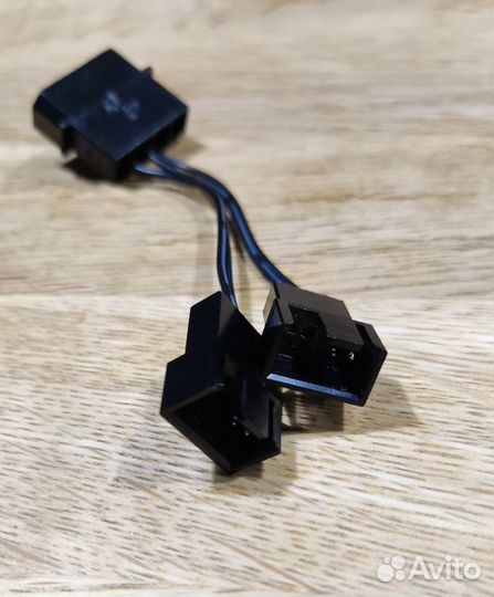 Кабель переходник molex (4pin) на 4-pin FAN