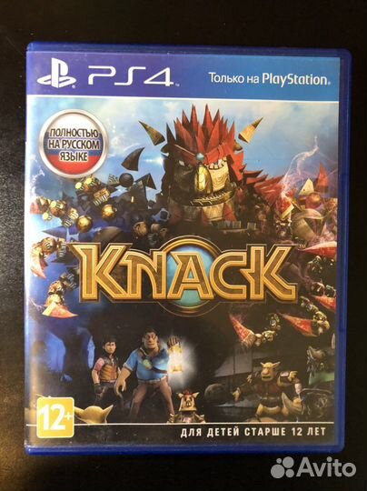 Диск Knack Ps4 и Ps5