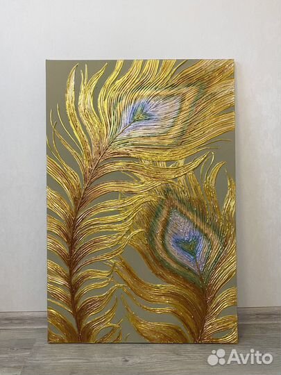 Интерьерная картина «перья»