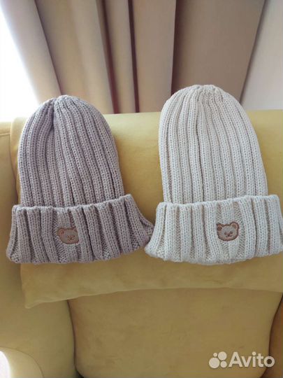 Шапка бини детская демисезонная