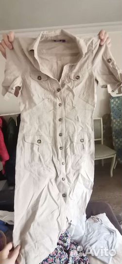 Платье сафари