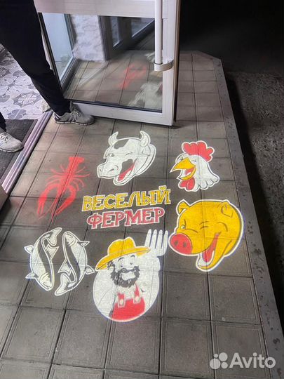 Гобо проектор для рекламы (арт. 0001-YF25)