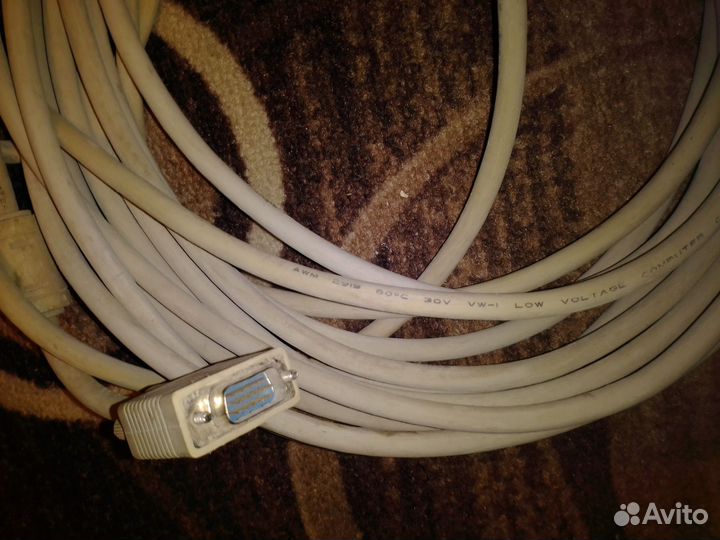 Кабель vga 10 метров