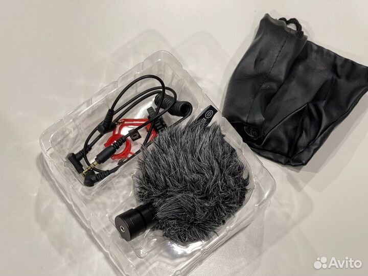 Микрофон новый для камеры и телефона